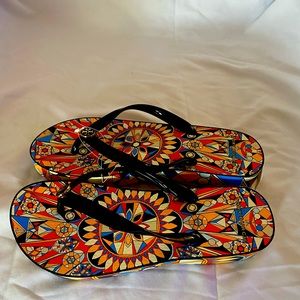 Tory Burch Psychedelic Geo 434 Flip Flop